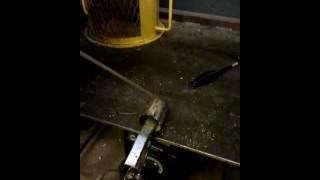 My friend doing a weld bead