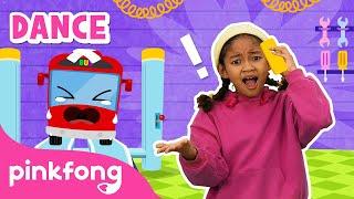 [4K] Five Little Buses Jumping on the Road | Dance Along | Kids Rhymes | Pinkfong Songs