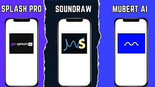 Splash Pro vs Soundraw vs Mubert AI | Which is the best AI Music Generator in 2025?