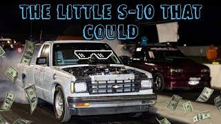 The little S-10 that could Nitrous SBC S10 surprises everyone at $10,000 Truck Race Hinton Oklahoma