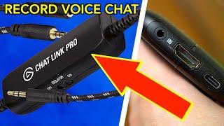 EASILY RECORD VOICE CHAT WITH ELGATO GAME CAPTURE! - NEW Elgato Chat Link Pro! | ChaseYama