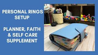 PERSONAL RINGS SETUP | Faith, Planner & Self Care Supplement