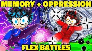 OPPRESSION and MEMORY Flex Battles on Roblox Sol's RNG!