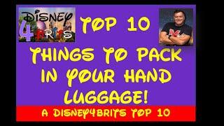 My Top 10 things to take onboard the plane! Number 10 will shock you!