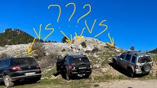 VWTiguan VS JEEP kj / liberty / Cherokee VS Suzuki Grand Vitara OFF ROAD MUD teaser video