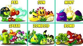 PvZ2 Random 15 Teams 3 Plants Battlez - Who Will Win? Team Plant vs Team Plant