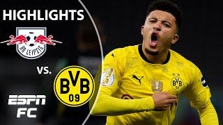 Jadon Sancho & Erling Haaland both score vs. RB Leipzig as Dortmund claims the DFB Pokal | ESPN FC