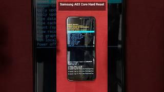 Samsung A03 Core Hard Reset