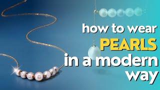 How To Wear Pearls In A Modern Way | With Gingiberi