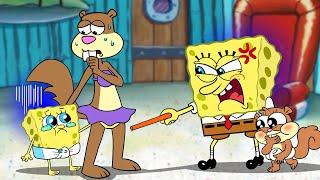 Unstable SpongeBob Family! : Baby SpongeBob is Really Bad? | Spongebob SquarePants Animation