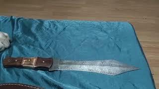 knives unlimited production Damascus dagger 3 out of 5 stars