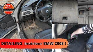 DETAILING intérieur BMW de 2008 !!