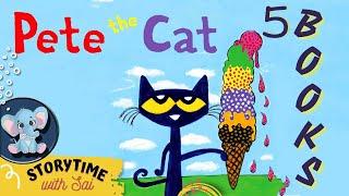 5 Pete the Cat Books | Kids Books Read Aloud | Bedtime Stories for Kids #readaloud #kidsread #kids