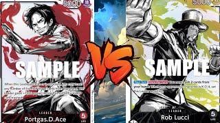 Ace Vs Lucci | One Piece Tcg | OP03 Tournament Gameplay