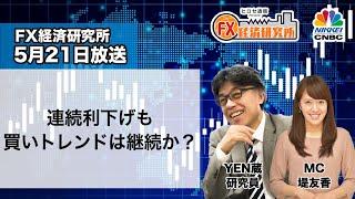 5月21日放送 『FX経済研究所』（連続利下げも買いトレンドは継続か？）日経CNBC