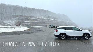 Beautiful Snowfall in West Virginia Mountains