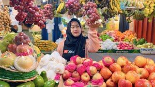 SAHUR PENUH HARU DI DESA ! JENGUK a Azis VLOG PEDESAAN . BELI BUAH BUAT SAHUR , NIMATNYA  SOP AYAM