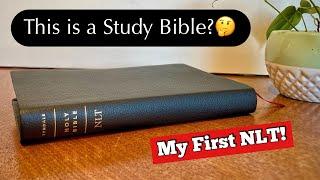 NLT Thinline Reference Bible Review (black genuine leather)