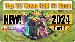 Th14 Most Powerful Top 20 Base Layouts 2024 | Th14 Best Base Layouts | Th14 Top 20 Bases |