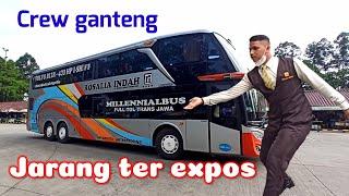 bus rosalia indah volvo mewah jarang di expos