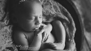 Katie Lynne, 8 days old | Conway Newborn Photographer | Leslie Amy Photography