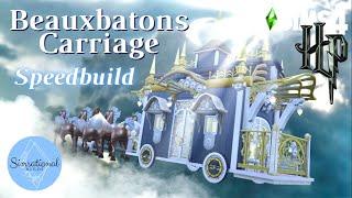 Harry Potter Beauxbatons Carriage  | Speedbuild | Sims 4 | Simsational Builds