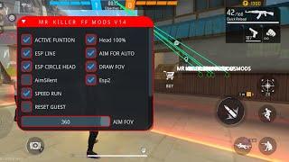 FREE FIRE NEW MOD MENU ️ FULLY ANTI BAN BLACKLIST  AUTO KILL SPEED 100x ALL DIVICE WORKING