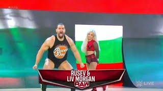 WWE Liv Morgan & Rusev Best!! Entrance - Raw. Jan 20, 2020
