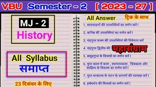 saat bahanon ki uplabdhiyon ka varnan Karen Semester 2 MJ 2 history all questions answer major 2 BC