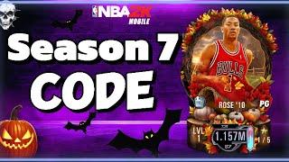 nba 2K mobile codes  Season 7 new Derrick Rose Code + Free packs #nba2kmobile