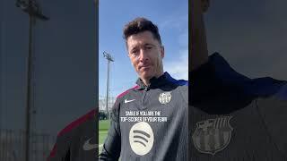 Two elite Polish strikers  #fcbarcelona #football #shorts