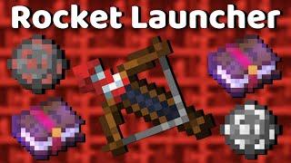 How to Make a Rocket Launcher Crossbow in Minecraft 1.21 (and Machine Gun!)