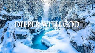 DEEPER WITH GOD | Instrumental Worship & Scriptures with Winter Nature  Inspirational CKEYS