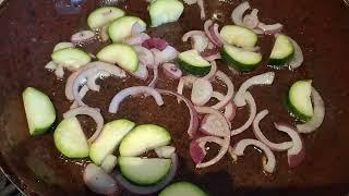 Омлет с овощами. Vegetables Omelette