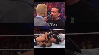 CM Punk warns Cody Rhodes about The Rock #wwe #cmpunk #codyrhodes #wrestlemania #shorts