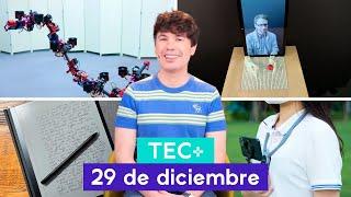 TEC+: Dron dragon, interface digital, tripode de cuello y tablet que recrea el papel I 29 de dic