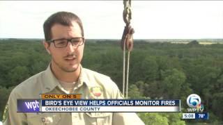 Bird's eye view helps officials monitor fires