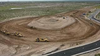 Earthwork timelapse - Gilbert Road Bridge