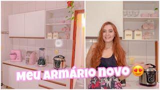 COZINHA NOVA, MEU ÁRMARIO CHEGOU | Tayane Silvia