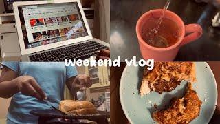 a weekend at home  | nutella stuffed french toast, instant chicken rice, implant surgery & more