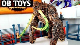 CUSTOM OB TOYS KAIJU BEHEMOTH | GODZILLA KONG MONSTERVERSE | GLOW IN THE DARK TOY | ASMR ARTIST