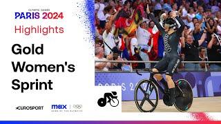 Ellesse Andrews Dominates The Women's Sprint Track Cycling  #Paris2024