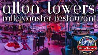 Alton Towers Rollercoaster Restaurant Review! What's it like to get food delivered by coaster? ️