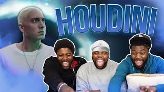 OLD SCHOOL EMINEM!!UK YOUTUBERS REACT TO EMINEM- HOUDINI