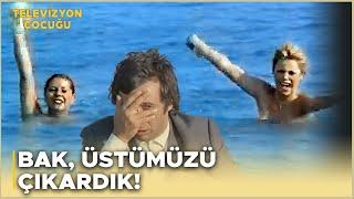 Televizyon Çocuğu Türk Filmi | Kızlar Hüsnü'yü Yüzmeye Çağırıyor!