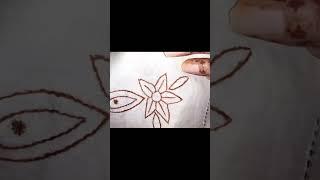 Hand Embroidery #youtubeshorts #viralshort #Craft with Humaira Usman