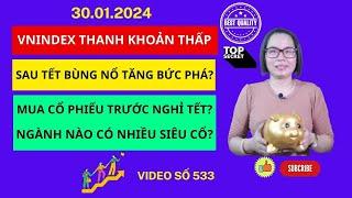 Nên mua cổ phiếu trước hay sau nghỉ Tết để có lãi cao? Săn điểm mua siêu cổ phiếu tiềm năng 2024