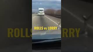 ROLLS-ROYCE vs 18 WHEELER SEMI-TRUCK #Shorts