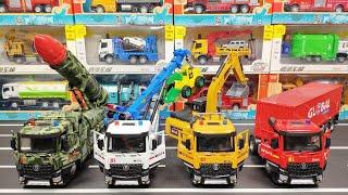 Review Of Diecast Trucks For Military Truck, Tow Truck, Excavator, Container Truck