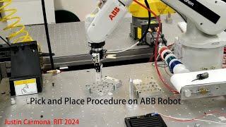 Rapid Coding of ABB Robots to Perform Pick and Place Tasks- Step By Step Tutorial